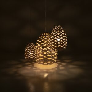 lámpara de techo TUI by David Trubridge