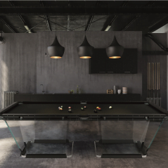 MESA DE BILLAR ELEGANTE T1.1 BLACK By TECKELL