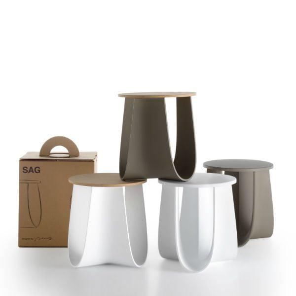 Taburete elegante y minimalista  SAG by  MDF Italia