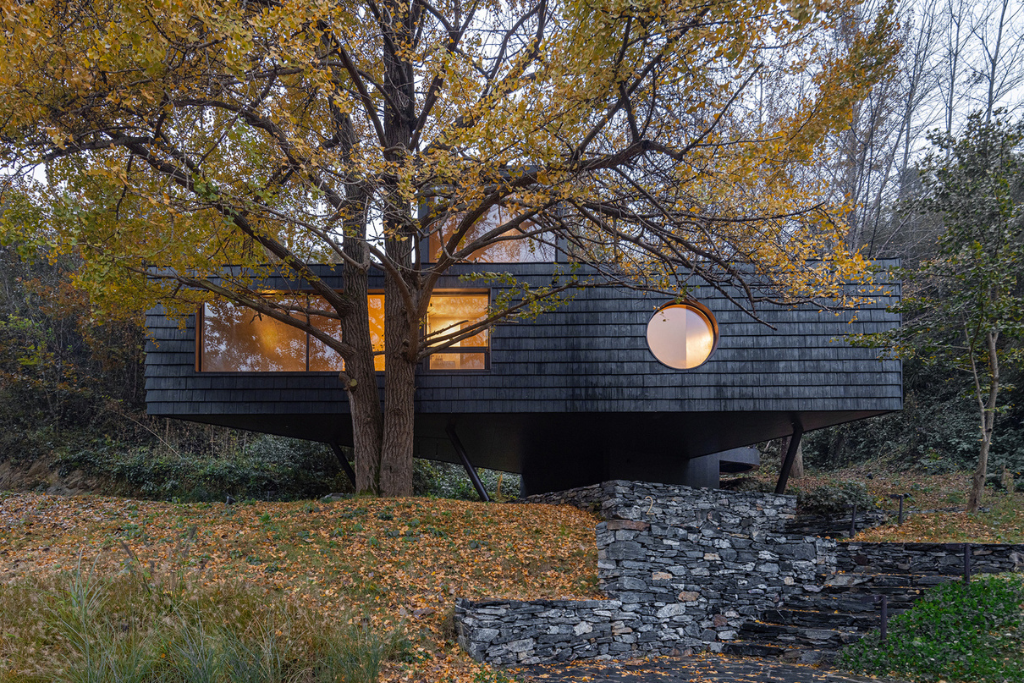 Casa del Árbol en el Bosque de Moguang Studio