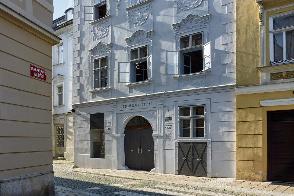 La Casa de Plata, ubicada en la plaza principal Masaryk de Jihlava