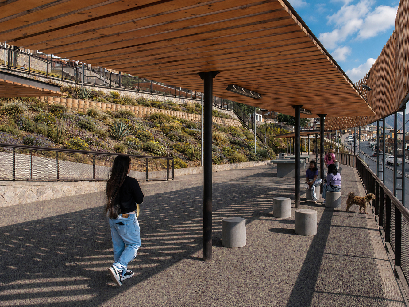 Parque René Schneider en Antofagasta