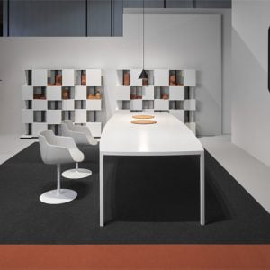 Mesa elegante y minimalista TENSE CURVE by MDF Italia
