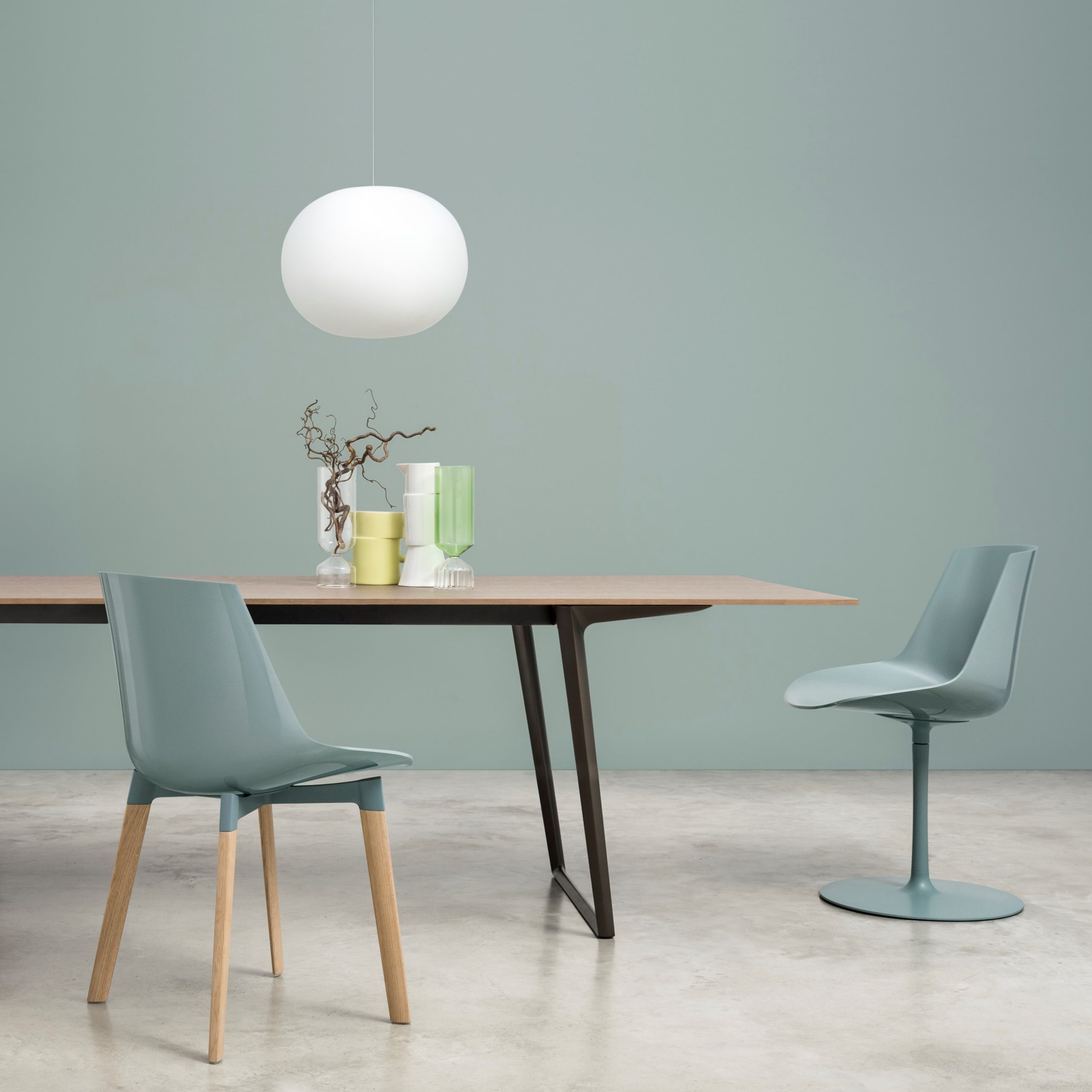 Silla elegante y minimalista FLOW CHAIR COLLECTION by MDF Italia