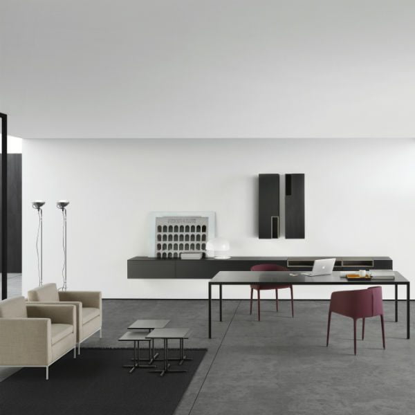 Silla elegante y minimalista ACHILLE ARMCHAIR by MDF Italia