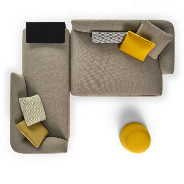 Sofá elegante y minimalista COSY by MDF Italia