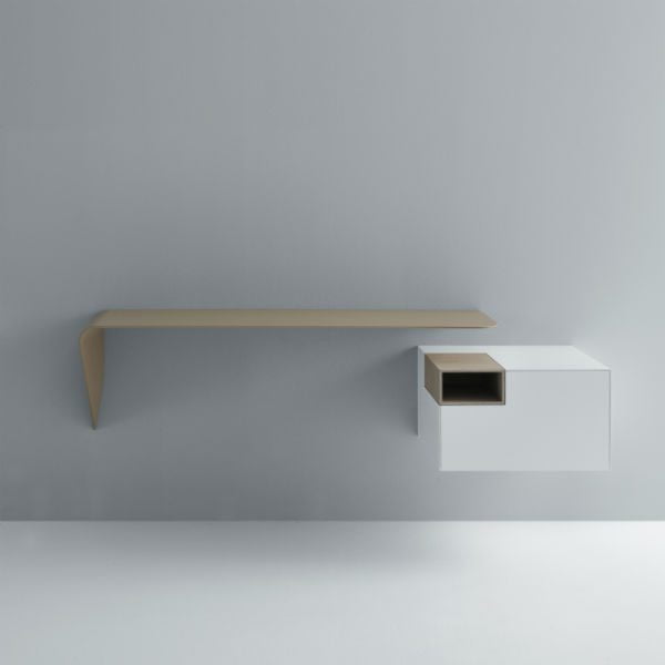 Escritorio elegante y minimalista MAMBA LIGHT by MDF Italia