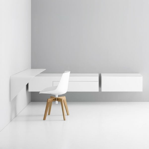 Escritorio elegante y minimalista MAMBA LIGHT by MDF Italia