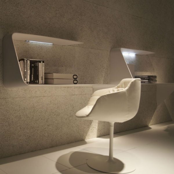 Escritorio elegante y minimalista MAMBA by MDF Italia