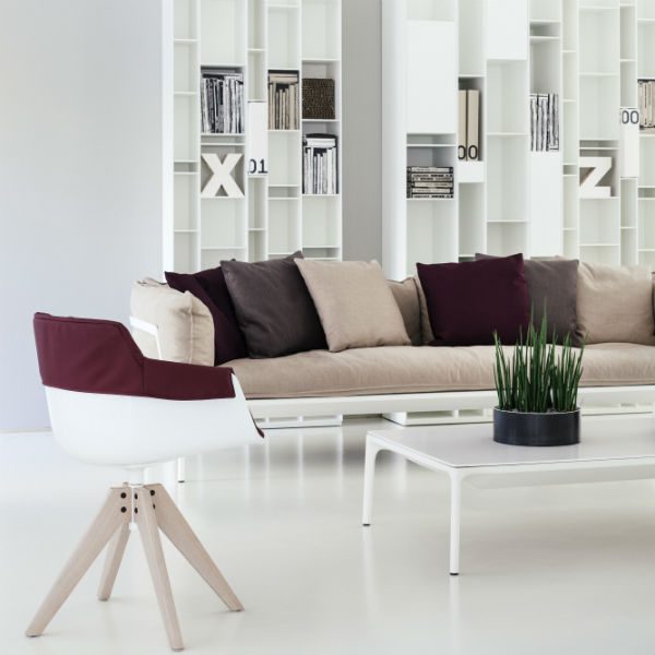 Mesa elegante y minimalista YALE LOW TABLE by MDF Italia