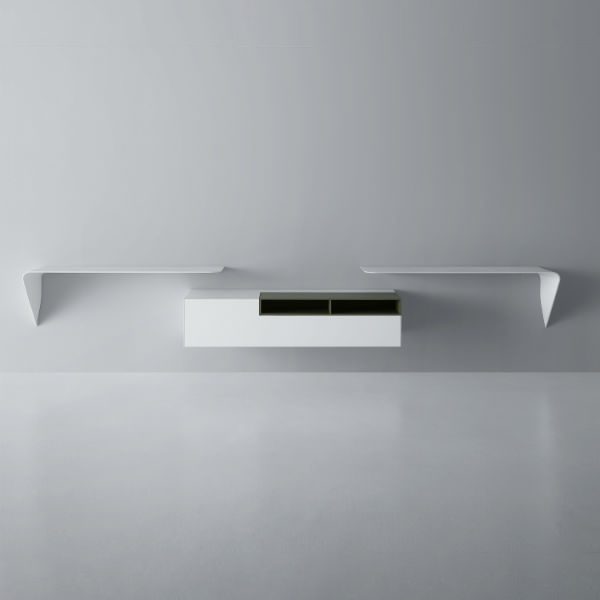 Escritorio elegante y minimalista MAMBA LIGHT by MDF Italia