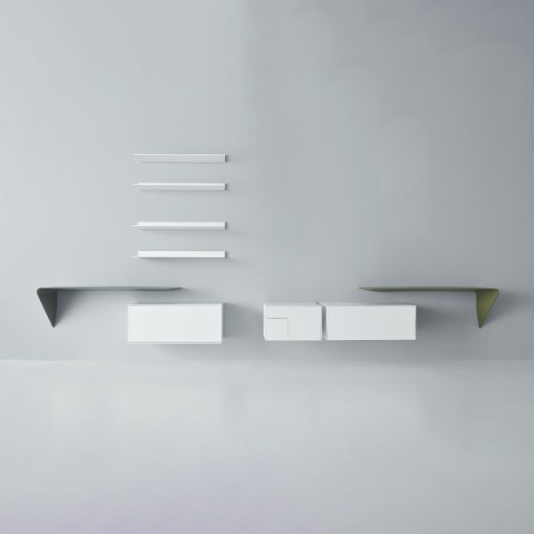 Escritorio elegante y minimalista MAMBA LIGHT by MDF Italia