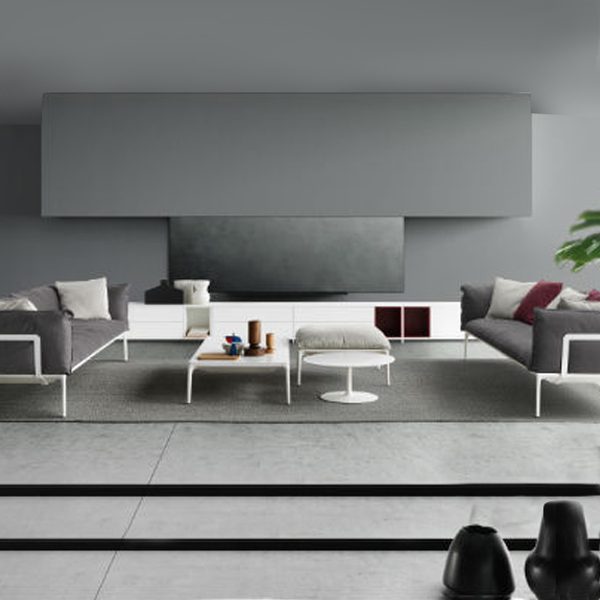 Mesa elegante y minimalista YALE LOW TABLE by MDF Italia