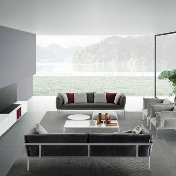 Mesa elegante y minimalista YALE LOW TABLE by MDF Italia