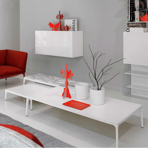Mesa elegante y minimalista YALE LOW TABLE by MDF Italia