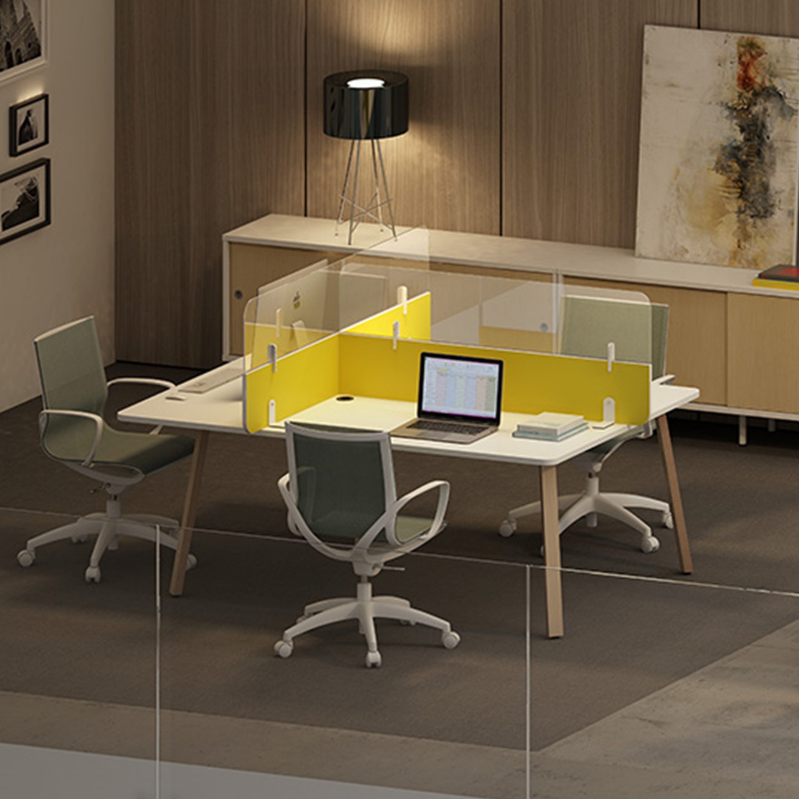 Complemento para mobiliario corporativo SERIE PANEL by Ismobel