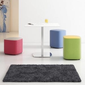 MESA REDONDA BASE CROMADA VANCOUVER by Ismobel