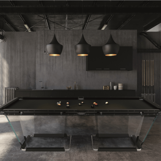 MESA DE BILLAR ELEGANTE T1.1 BLACK By TECKELL
