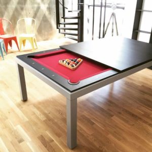 Mesa de billar-comedor FUSIONTABLES ALUMINIUM by Fusiontables