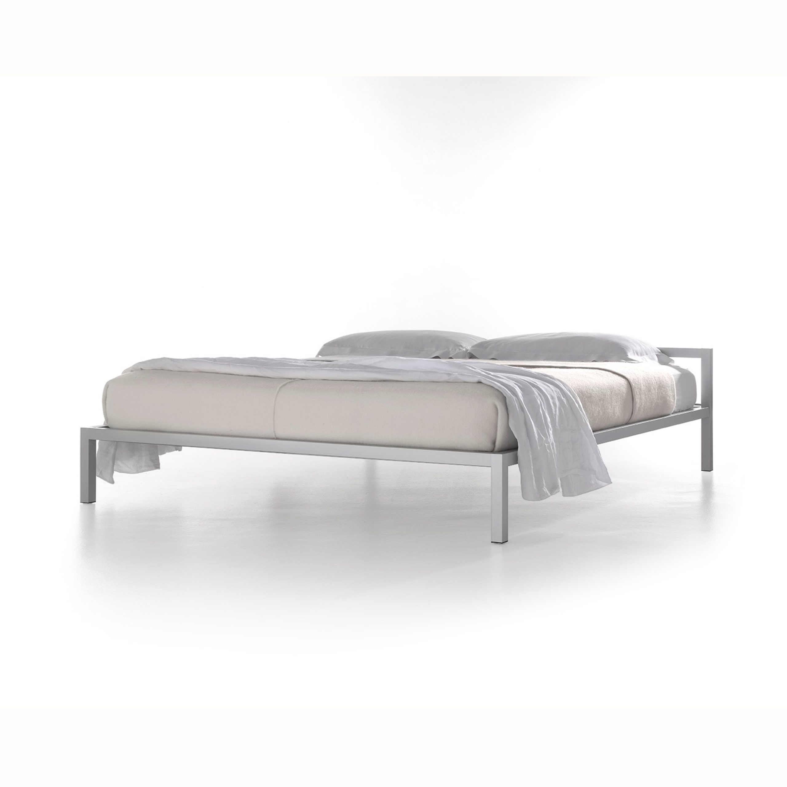 Cama elegante y minimalista ALUMINIUM BED by MDF Italia