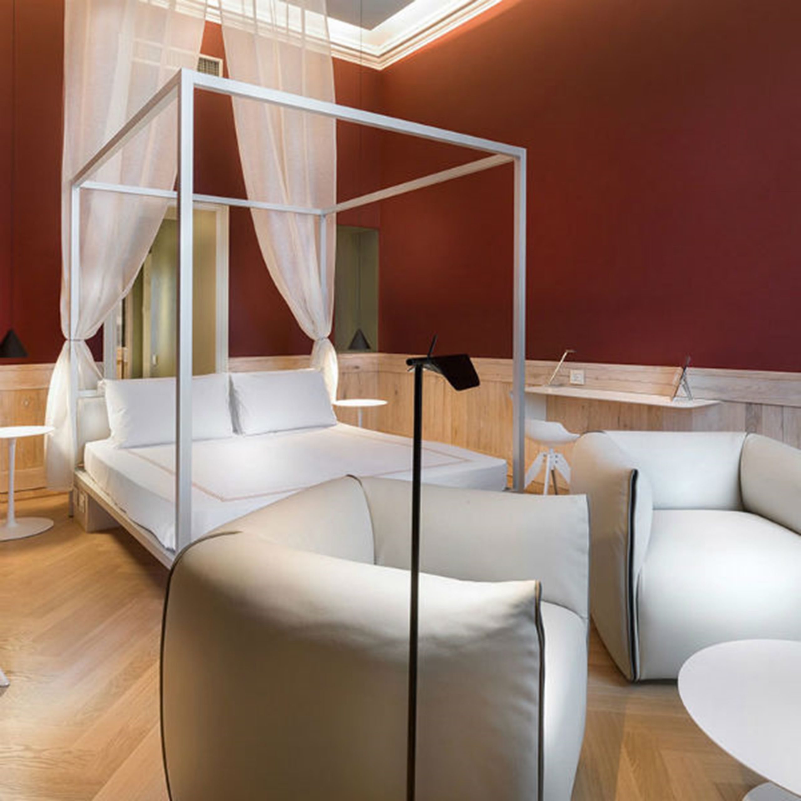 Cama elegante y minimalista ALUMINIUM BED by MDF Italia