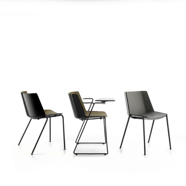 Silla elegante y minimalista AÏKU by MDF Italia