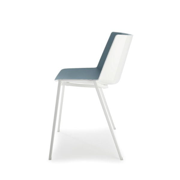 Silla elegante y minimalista AÏKU by MDF Italia