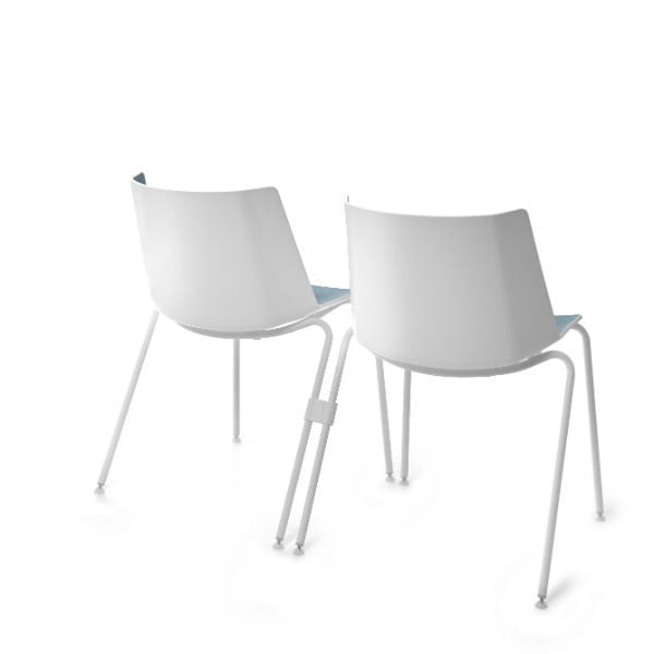 Silla elegante y minimalista AÏKU by MDF Italia