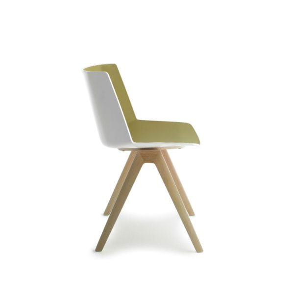 Silla elegante y minimalista AÏKU by MDF Italia