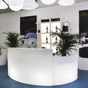 Barra de bar con luces led