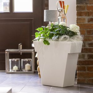 Maceta minimalista grande IL VASO by SLIDE sofisticada y versatil
