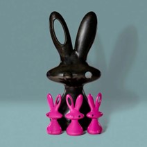 Escultura de conejo Cosmo Bunny by Slide | Estudio Lofft